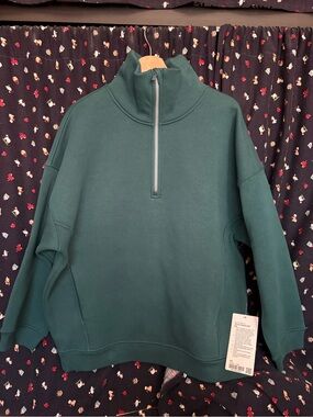BNWT Lululemon Thick Fleece Half Zip size M/L